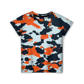 Детская футболка 3D с принтом Asiimov camouflage в Курске, 100% гипоаллергенный полиэфир | прямой крой, круглый вырез горловины, длина до линии бедер, чуть спущенное плечо, ткань немного тянется | камуфляж | контр страйк | контра