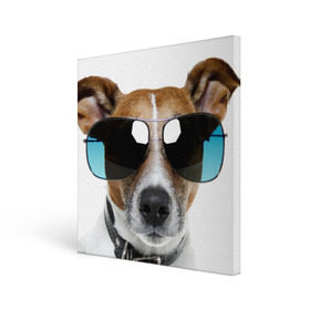 Холст квадратный с принтом Джек Рассел в очках в Курске, 100% ПВХ |  | волкодав | дворняжка | джек | джек рассел | домашние животные | любимец | мопс | овчарка | пес | песик | питомец | рассел | сенбернар | собака | собачка