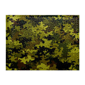 Обложка для студенческого билета с принтом Camouflage в Курске, натуральная кожа | Размер: 11*8 см; Печать на всей внешней стороне | камуфляж | хаки