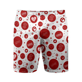 Мужские шорты 3D спортивные с принтом Love в Курске,  |  | 14 февраля | love | valentines day | влюбленные | любовь | сердце
