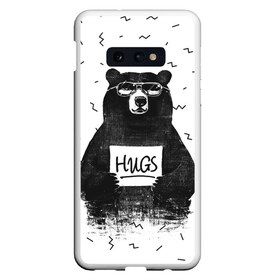 Чехол для Samsung S10E с принтом Bear Hugs в Курске, Силикон | Область печати: задняя сторона чехла, без боковых панелей | animal | bear | beast | fashion | funny | hipster | hugs | nature | style | животное | зверь | медведь | мода | объятья | прикол | природа | стиль | хипстер