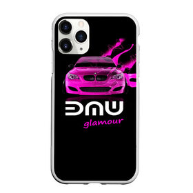 Чехол для iPhone 11 Pro матовый с принтом BMW glamour в Курске, Силикон |  | bmw | m5 | pink | авто | автомобиль | бмв | гламур | машина | розовый | стиль | тачка | элита
