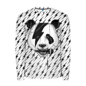 Мужской лонгслив 3D с принтом Панда вокалист в Курске, 100% полиэстер | длинные рукава, круглый вырез горловины, полуприлегающий силуэт | animal | bear | beast | metal | music | nature | panda | rock | sound | vocal | вокал | животное | зверь | звук | медведь | меломан | метал | мишка | музыка | панда | природа | рок