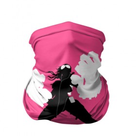 Бандана-труба 3D с принтом Pink в Курске, 100% полиэстер, ткань с особыми свойствами — Activecool | плотность 150‒180 г/м2; хорошо тянется, но сохраняет форму | league of legends | lol | vi | вай | лига легенд | лол