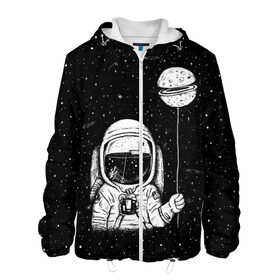 Мужская куртка 3D с принтом Астронавт с шариком в Курске, ткань верха — 100% полиэстер, подклад — флис | прямой крой, подол и капюшон оформлены резинкой с фиксаторами, два кармана без застежек по бокам, один большой потайной карман на груди. Карман на груди застегивается на липучку | astronaut | cosmonaut | cosmos | dead | galaxy | moon | planet | space | star | universe | астронавт | вселенная | галактика | звезды | космонавт | космос | луна | планета | шарик