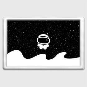 Магнит 45*70 с принтом Маленький космонавт в Курске, Пластик | Размер: 78*52 мм; Размер печати: 70*45 | 