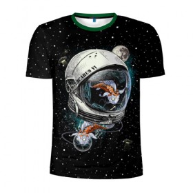 Мужская футболка 3D спортивная с принтом Подводный космос в Курске, 100% полиэстер с улучшенными характеристиками | приталенный силуэт, круглая горловина, широкие плечи, сужается к линии бедра | astronaut | cosmonaut | cosmos | galaxy | meteor | moon | planet | space | star | universe | астронавт | бесконечность | вселенная | галактика | звезды | космонавт | космос | луна