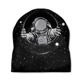 Шапка 3D с принтом Черная дыра в Курске, 100% полиэстер | универсальный размер, печать по всей поверхности изделия | astronaut | cosmonaut | cosmos | galaxy | meteor | moon | planet | space | star | universe | астронавт | бесконечность | вселенная | галактика | космонавт | космос | черная дыра