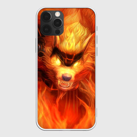 Чехол для iPhone 12 Pro Max с принтом Fire Wolf в Курске, Силикон |  | league of legends | lol | warwick | wolf | варвик | волк | лига легенд | лол