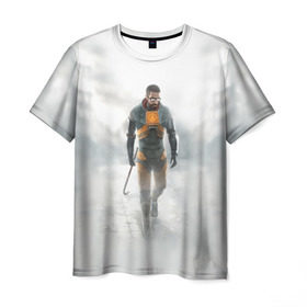 Мужская футболка 3D с принтом Half - life в Курске, 100% полиэфир | прямой крой, круглый вырез горловины, длина до линии бедер | half | life | гордон | фримен | хедкраб