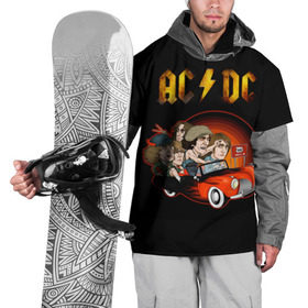 Накидка на куртку 3D с принтом AC/DC 5 в Курске, 100% полиэстер |  | Тематика изображения на принте: 
