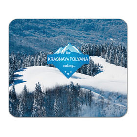 Коврик прямоугольный с принтом Красная поляна в Курске, натуральный каучук | размер 230 х 185 мм; запечатка лицевой стороны | горнолыжный курорт | горы | зима | красная поляна | лыжи | парк | роза хуторов | снег | сноутборд | сочи