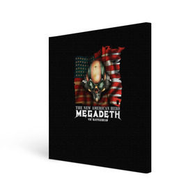 Холст квадратный с принтом Megadeth #3 в Курске, 100% ПВХ |  | dave | megadeth | metal | mustaine | rattlehead | rock | thrash | vic | дейв | мастейн | мегадез | мегадет | мегедес | метал | рок | треш