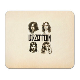 Коврик прямоугольный с принтом Led Zeppelin 1 в Курске, натуральный каучук | размер 230 х 185 мм; запечатка лицевой стороны | led zeppelin | лед зеппелин | роберт плант