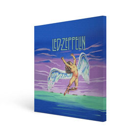 Холст квадратный с принтом Led Zeppelin 2 в Курске, 100% ПВХ |  | led zeppelin | лед зеппелин | роберт плант