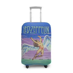 Чехол для чемодана 3D с принтом Led Zeppelin 2 в Курске, 86% полиэфир, 14% спандекс | двустороннее нанесение принта, прорези для ручек и колес | led zeppelin | лед зеппелин | роберт плант