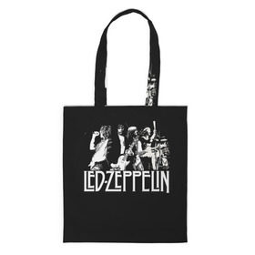 Сумка 3D повседневная с принтом Led Zeppelin 4 в Курске, 100% полиэстер | Плотность: 200 г/м2; Размер: 34×35 см; Высота лямок: 30 см | led zeppelin | лед зеппелин | роберт плант