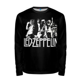 Мужской лонгслив 3D с принтом Led Zeppelin 4 в Курске, 100% полиэстер | длинные рукава, круглый вырез горловины, полуприлегающий силуэт | led zeppelin | лед зеппелин | роберт плант