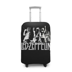 Чехол для чемодана 3D с принтом Led Zeppelin 4 в Курске, 86% полиэфир, 14% спандекс | двустороннее нанесение принта, прорези для ручек и колес | led zeppelin | лед зеппелин | роберт плант