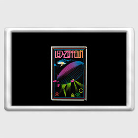 Магнит 45*70 с принтом Led Zeppelin 6 в Курске, Пластик | Размер: 78*52 мм; Размер печати: 70*45 | led zeppelin | лед зеппелин | роберт плант