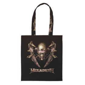 Сумка 3D повседневная с принтом Megadeth 3 в Курске, 100% полиэстер | Плотность: 200 г/м2; Размер: 34×35 см; Высота лямок: 30 см | megadeth | дирк вербурен | дэвид эллефсон | дэйв мастейн | кико лоурейро | мегадэт