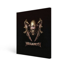 Холст квадратный с принтом Megadeth 3 в Курске, 100% ПВХ |  | megadeth | дирк вербурен | дэвид эллефсон | дэйв мастейн | кико лоурейро | мегадэт