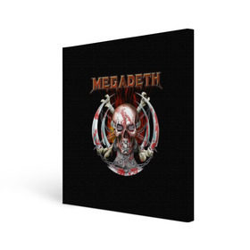 Холст квадратный с принтом Megadeth 5 в Курске, 100% ПВХ |  | megadeth | дирк вербурен | дэвид эллефсон | дэйв мастейн | кико лоурейро | мегадэт