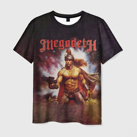 Мужская футболка 3D с принтом Megadeth 6 в Курске, 100% полиэфир | прямой крой, круглый вырез горловины, длина до линии бедер | megadeth | дирк вербурен | дэвид эллефсон | дэйв мастейн | кико лоурейро | мегадэт