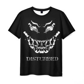 Мужская футболка 3D с принтом Disturbed 5 в Курске, 100% полиэфир | прямой крой, круглый вырез горловины, длина до линии бедер | Тематика изображения на принте: disturbed | donegan | draiman | moyer | wengren | венгрен | дистурбед | дониган | дрейман | мойер | хард рок