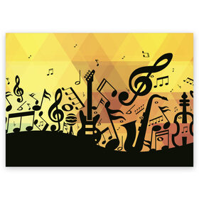 Поздравительная открытка с принтом Любовь к музыки в Курске, 100% бумага | плотность бумаги 280 г/м2, матовая, на обратной стороне линовка и место для марки
 | веселые | искусство | музыка | новинки | подарок | рок | юмор | яркие