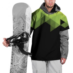 Накидка на куртку 3D с принтом Trianse Green в Курске, 100% полиэстер |  | trianse | абстракция | бумага | геометрия | грани | изгиб | линии | оптические | полигоны | полосы | постель | розовый | сочетания | текстура | треугольники