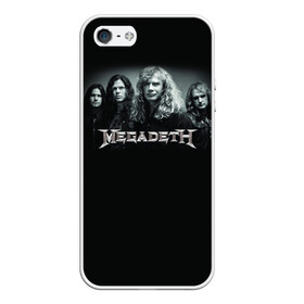 Чехол для iPhone 5/5S матовый с принтом Megadeth в Курске, Силикон | Область печати: задняя сторона чехла, без боковых панелей | dave | megadeth | metal | mustaine | rattlehead | rock | thrash | vic | дейв | мастейн | мегадет | метал | рок | треш