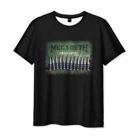 Мужская футболка 3D с принтом Megadeth в Курске, 100% полиэфир | прямой крой, круглый вырез горловины, длина до линии бедер | dave | megadeth | metal | mustaine | rattlehead | rock | thrash | vic | дейв | мастейн | мегадет | метал | рок | треш