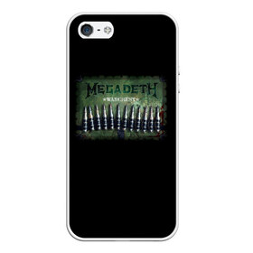 Чехол для iPhone 5/5S матовый с принтом Megadeth в Курске, Силикон | Область печати: задняя сторона чехла, без боковых панелей | dave | megadeth | metal | mustaine | rattlehead | rock | thrash | vic | дейв | мастейн | мегадет | метал | рок | треш