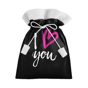Подарочный 3D мешок с принтом Valentine`s Day, I Iove you в Курске, 100% полиэстер | Размер: 29*39 см | Тематика изображения на принте: 14 | february | holiday | i love you | love | valentines day | день святого валентина | люблю | любовь | праздник | тебя | февраль | я