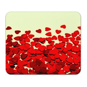 Коврик прямоугольный с принтом valentine`s day в Курске, натуральный каучук | размер 230 х 185 мм; запечатка лицевой стороны | 14 февраля | valentines day | день влюбленных | игрушка | любовь | сердечки | сердце