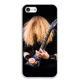 Чехол для iPhone 5/5S матовый с принтом Dave Mustaine в Курске, Силикон | Область печати: задняя сторона чехла, без боковых панелей | dave | megadeth | metal | mustaine | rattlehead | rock | thrash | vic | дейв | мастейн | мегадет | метал | рок | треш