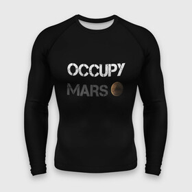 Мужской рашгард 3D с принтом Захвати Марс в Курске,  |  | Тематика изображения на принте: mars | space x | илон маск | марс | планеты | спэйс икс