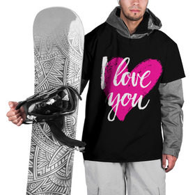 Накидка на куртку 3D с принтом Valentine`s Day, I Iove you в Курске, 100% полиэстер |  | 14 | february | heart | holiday | i love you | valentines day | день святого валентина | праздник | сердце | февраль | я люблю тебя