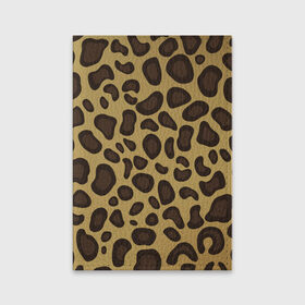 Обложка для паспорта матовая кожа с принтом Пантера в Курске, натуральная матовая кожа | размер 19,3 х 13,7 см; прозрачные пластиковые крепления | леопард | пятна | текстура