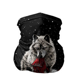 Бандана-труба 3D с принтом Серый волк в Курске, 100% полиэстер, ткань с особыми свойствами — Activecool | плотность 150‒180 г/м2; хорошо тянется, но сохраняет форму | angry | animal | beast | heaven | moon | night | rage | sky | star | wild | wolf | волк | дикий | животное | звезды | зверь | злость | красная шапочка | луна | небеса | небо | ночь | сказка | ярость