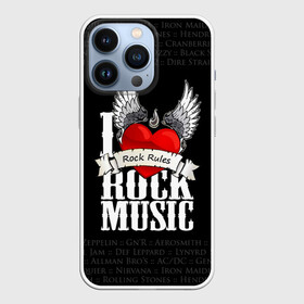 Чехол для iPhone 13 Pro с принтом Rock Rules в Курске,  |  | rock | гитара | музыка | рок