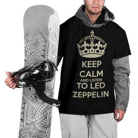 Накидка на куртку 3D с принтом Led Zeppelin в Курске, 100% полиэстер |  | Тематика изображения на принте: led zeppelin