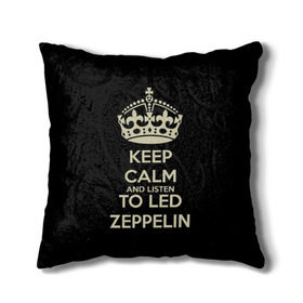 Подушка 3D с принтом Led Zeppelin в Курске, наволочка – 100% полиэстер, наполнитель – холлофайбер (легкий наполнитель, не вызывает аллергию). | состоит из подушки и наволочки. Наволочка на молнии, легко снимается для стирки | led zeppelin
