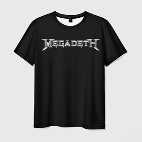 Мужская футболка 3D с принтом Deth в Курске, 100% полиэфир | прямой крой, круглый вырез горловины, длина до линии бедер | megadeth | мегадес