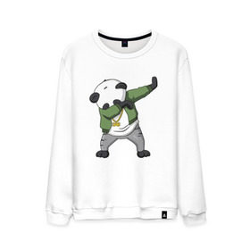 Мужской свитшот хлопок с принтом Panda dab в Курске, 100% хлопок |  | dab | dab n dance | panda dab | панда