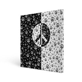 Холст квадратный с принтом Peace Symbol в Курске, 100% ПВХ |  | love | peace | symbol | знак | любовь | мир | пацифик | пацифика | сигнал | символ | хиппи