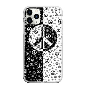 Чехол для iPhone 11 Pro Max матовый с принтом Peace Symbol в Курске, Силикон |  | Тематика изображения на принте: love | peace | symbol | знак | любовь | мир | пацифик | пацифика | сигнал | символ | хиппи