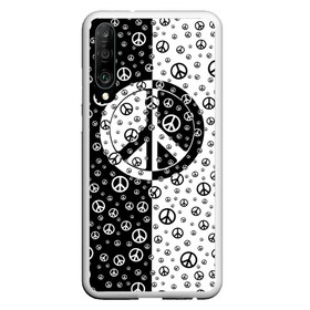 Чехол для Honor P30 с принтом Peace Symbol в Курске, Силикон | Область печати: задняя сторона чехла, без боковых панелей | Тематика изображения на принте: love | peace | symbol | знак | любовь | мир | пацифик | пацифика | сигнал | символ | хиппи