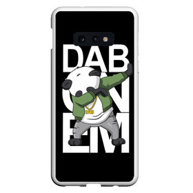 Чехол для Samsung S10E с принтом Panda dab в Курске, Силикон | Область печати: задняя сторона чехла, без боковых панелей | dab | dab n dance | dab on em | panda dab | дэб